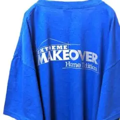 ギルダン エクストリームメイクオーバー Tシャツ ブルー 青 XL 古着