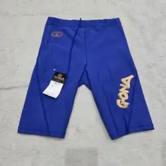 【未使用】GONA　ゴナ　コンプレッション　スパッツ　L　ブルー　ランニング