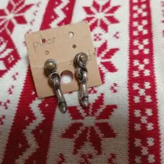 お値下げフック型シルバーピアス