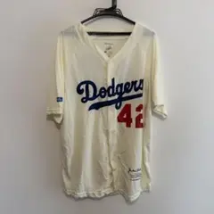 【未使用品】Dodgersユニフォーム　限定版 Jackie Robinson