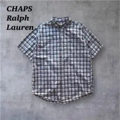 CHAPS Ralph Laurenタグ半袖シャツ　アメリカ古着チェック柄