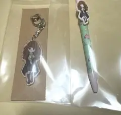 【ハーマイオニーセット】アクリルキーホルダー　ボールペン　ハリーポッターショップ