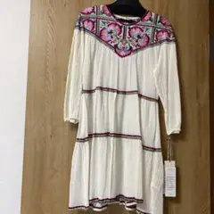 グレースコンチネンタル 刺繍ティアードトップス 新品36サイズ