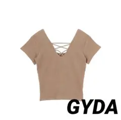 GYDA 2WAYパインダーTシャツ ベージュ