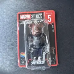 【新品未使用】 マーベル　ハッピーくじ　ベアブリック NICK FURY