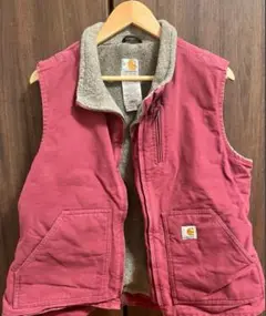 Carhartt 赤 ベスト W001 R89Y レギュラー
