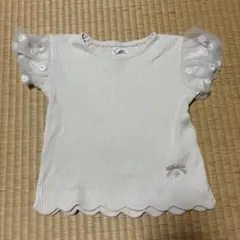 女の子　フリルTシャツ　100cm