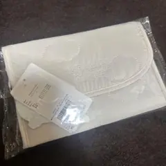 新品未開封☆ジェラートピケ☆雲キルティング母子手帳ケース☆S☆オフホワイト