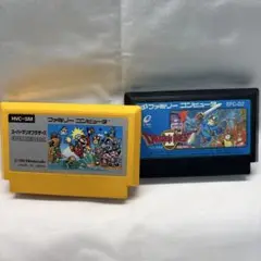Nintendoスーパーマリオブラザーズ、ENIXドラゴンクエストⅡ2本セット