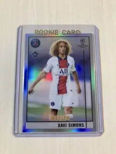 シャビ・シモンズ　Xavi Simons ルーキー　リフラクター　Topps