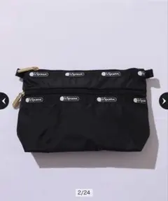 新品タグ付き　アルページュストーリー✕レスポートサック　リュック黒 限定コラボ【LeSportsac×Arpege story】スモールリュックサック