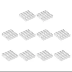 uxcell アルミニウムヒートシンク13×13×3mm CPU用 10個