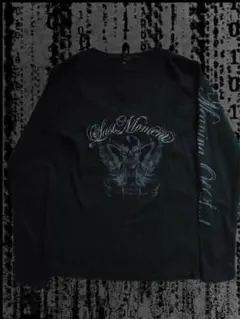 skull design long sleeve スカル ロンt