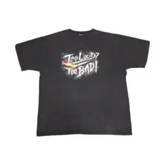 USA古着 TOO LOUD TOO BAD プリントtシャツ XL フェード