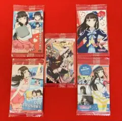 ラブライブサンシャイン　黒澤ダイヤ　ウエハース　カード 計5点セット