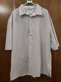 【最終価格】ZARA サッカー生地 シャツ XL