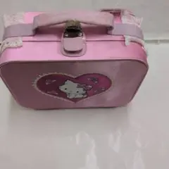 ハローキティ チャーミーハート柄ハンドバッグ ピンクやや難あり