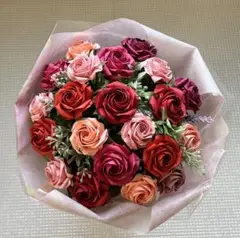 折り紙・薔薇混合花束・造花ブーケ