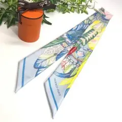 未使用✨箱付 エルメス ツイリー ダンス・パシフィック ブルーシエル