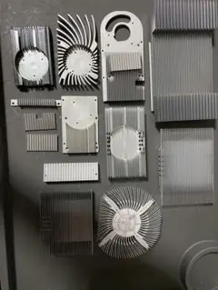 都市鉱山素材】pc用アルミヒートシンク約1kg 冷却DIYや金属再生に◎