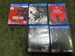 PS4 ホラーゲーム 5本セット