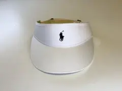 新品タグ付き　ポロラルフローレン ホワイトバイザー