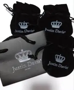 Justin Davis 巾着3枚 紙袋1セット