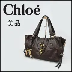 Chloé ブラックレザーショルダーバッグ　ケララ　馬チャーム クロエ/ショルダーバッグ/ケララ/黒/レザーの買取実績【ブラン