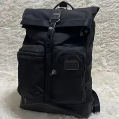 美品✨TUMI ルーク ロールトップ バックパック 黒 222388HK2