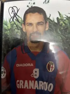 イタリア代表　ロベルト・バッジョ　オートグラフカード