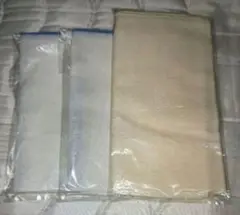 未開封未使用 ガーゼハンカチ セット⑤ ハンカチサイズと大判タイプサイズ