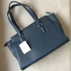 Precious ネイビー トートバッグ 就活バッグ ビジネス 未使用品