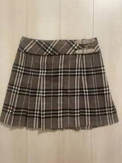 Burberry バーバリーブルーレーベル プリーツミニスカート サイズ36