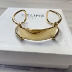 CELINE ゴールド ブレスレット メタル ロゴ アクセサリー