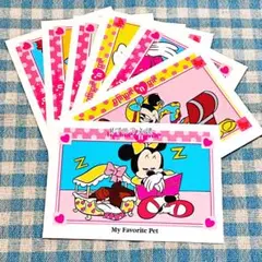 ディズニー ミニー トレカ トレーディングカード コレクションカード レトロ