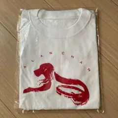 ALAN CHAN ホワイトTシャツ レッドプリント ドッグ柄 90年代