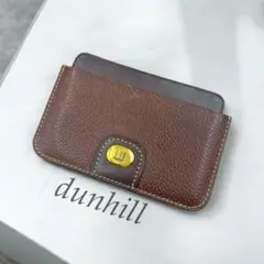 dunhill ダンヒル カードケース パスケース メンズ カード入れ レザー