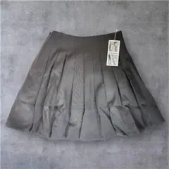 LINKINGS プリーツスカート　グレー　S