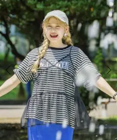 レプシィム ゆきは企画 2wayキャミ ブラック×チュール