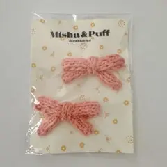 Misha&Puff goldie bow set flamingo