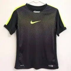 Lサイズ　Nike DRI-FITシャツ　黒とライムイエローのグラデーション