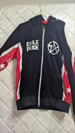 EXILE PRIDE 24KARATS ベロアパーカー