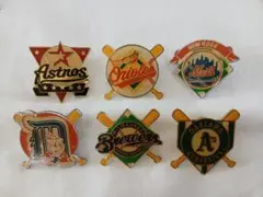 メジャーリーグ　ピンバッジ　6個セット