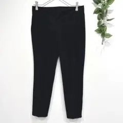 ザラベーシック　テーパードパンツ　スラックス　ベーシック　シンプル　着回し　黒