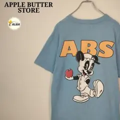 APPLE BUTTER STORE　アップルバターストア　Tシャツ　水色　M