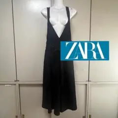 ZARA サロペット　ウエストリボン