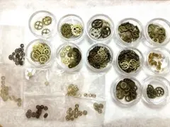 レジン　歯車　チャーム