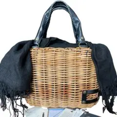 エバゴス ebagos ハンドバッグ トートバスケット レザーハンドル