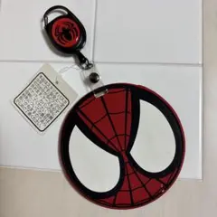 【廃盤】USJ スパイダーマン　パスケース　リール付き MARVEL