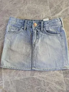 H&M ライトブルーデニムスカート EU76